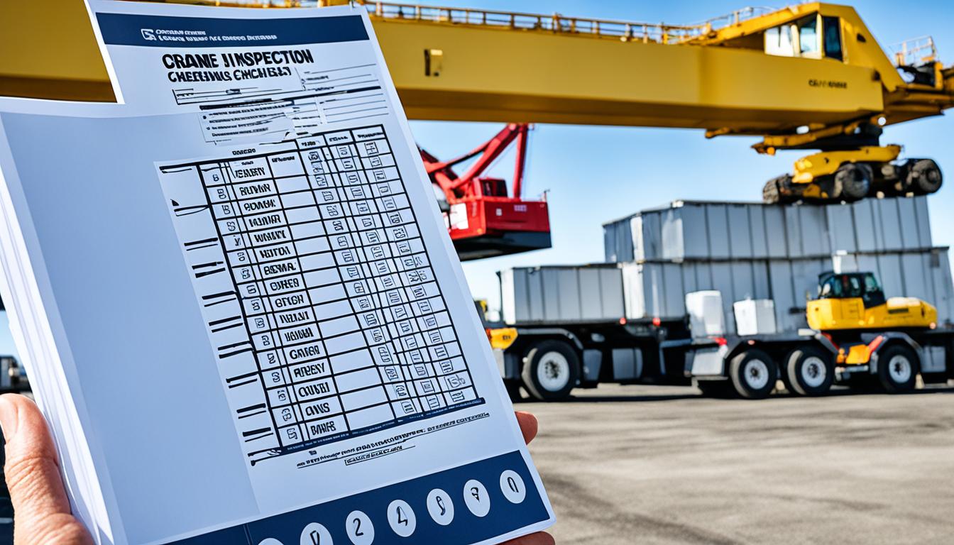 crane inspection checklist